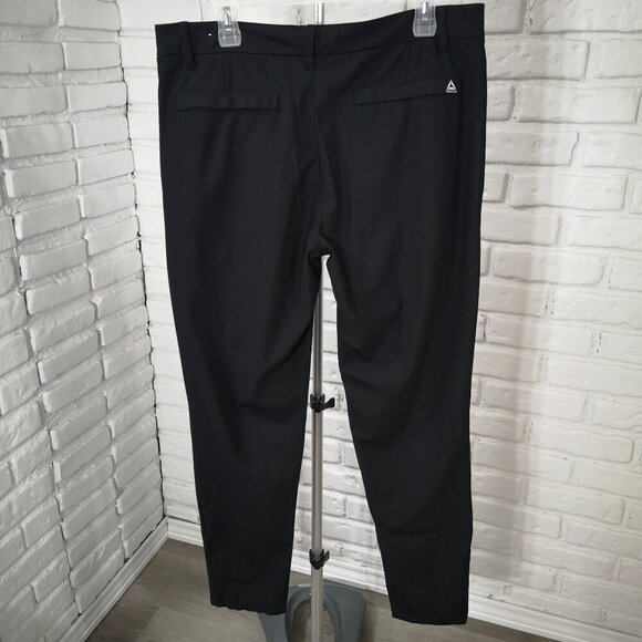 Reebok Men's Size 34/32 Zipper & Button Closure Black Pants - Picture 3 of 11